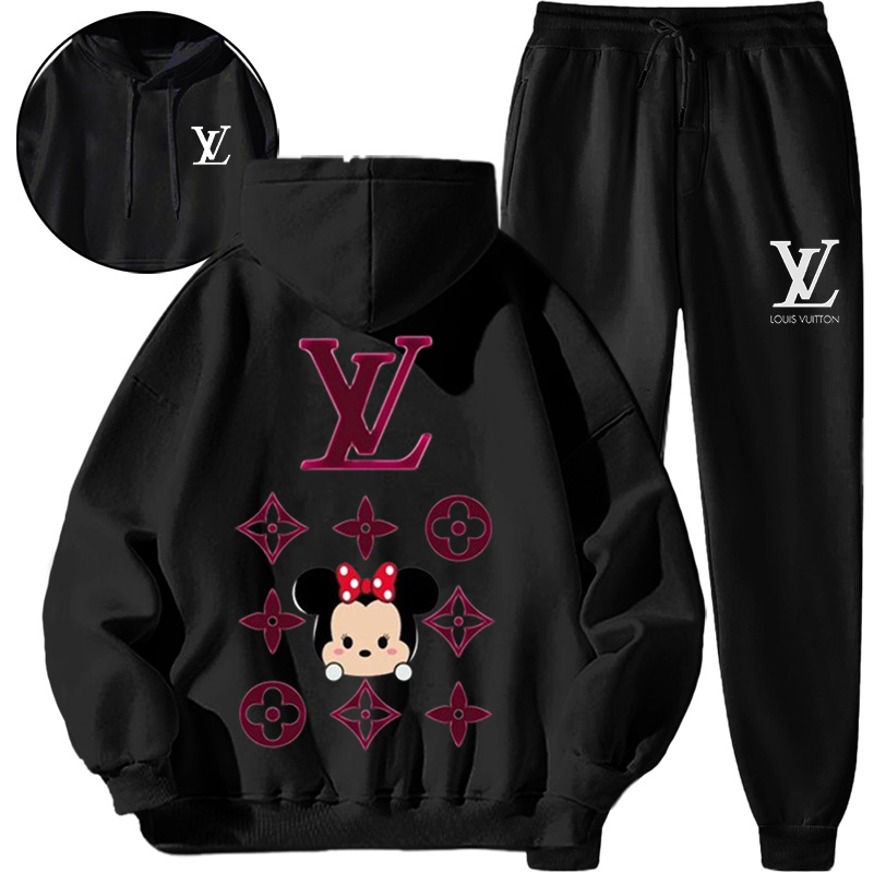 【 Louis Vuitton Malletier 】シンプルでスタイリッシュなデザインのパーカーセットです