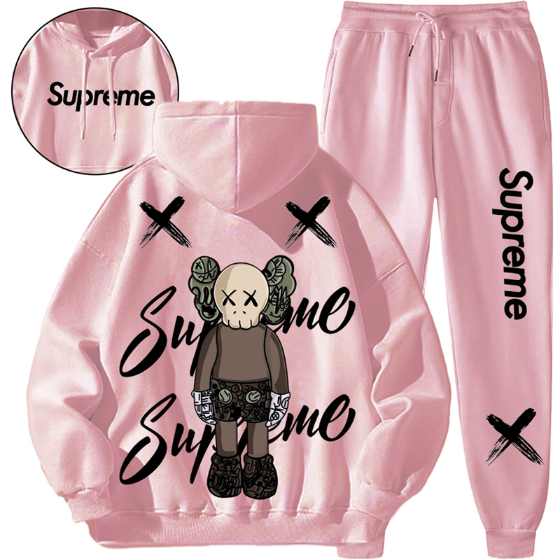 【 Supreme 】かっこいいデザインのファッションのパーカーのスーツです