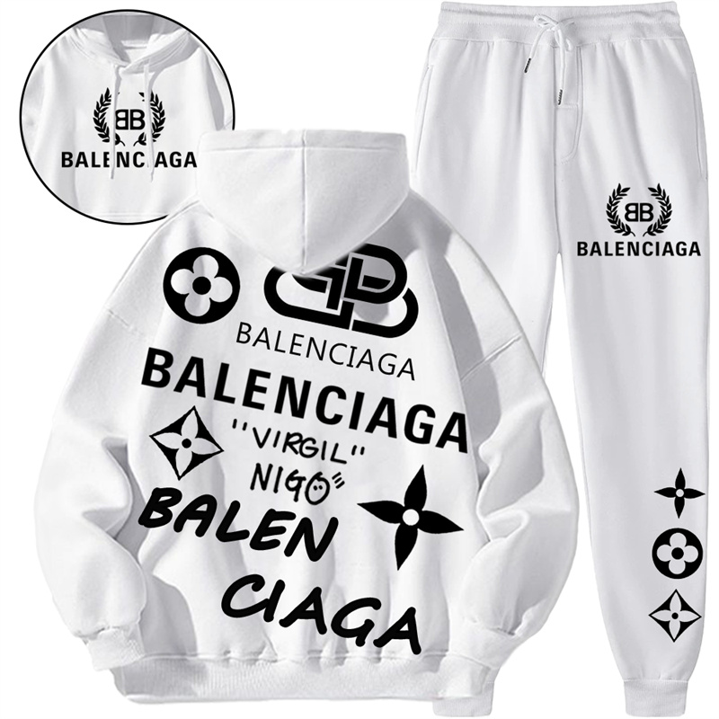 【 Balenciaga】【2本目は半額の4990円で販売します】箇性的なデザインのブランドの衛衣のスーツです