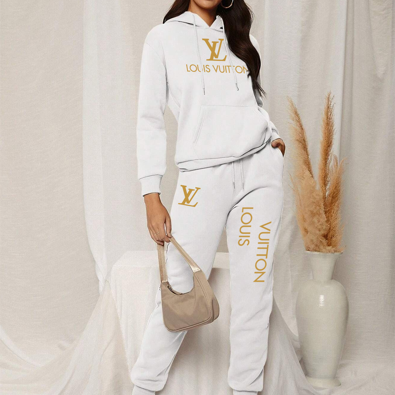 【 Louis Vuitton】デザイン髑髏シンプルなスタイルのパーカーセットです