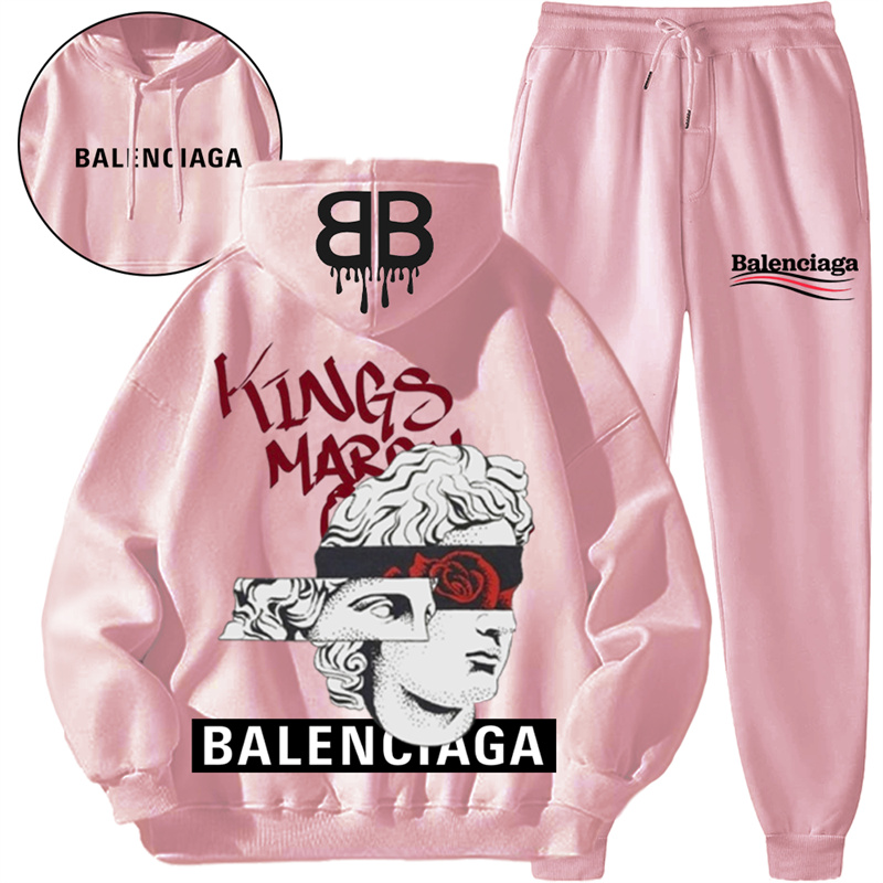 【 Balenciaga】彫像の箇性的なファッションブランドの衛衣のスーツです