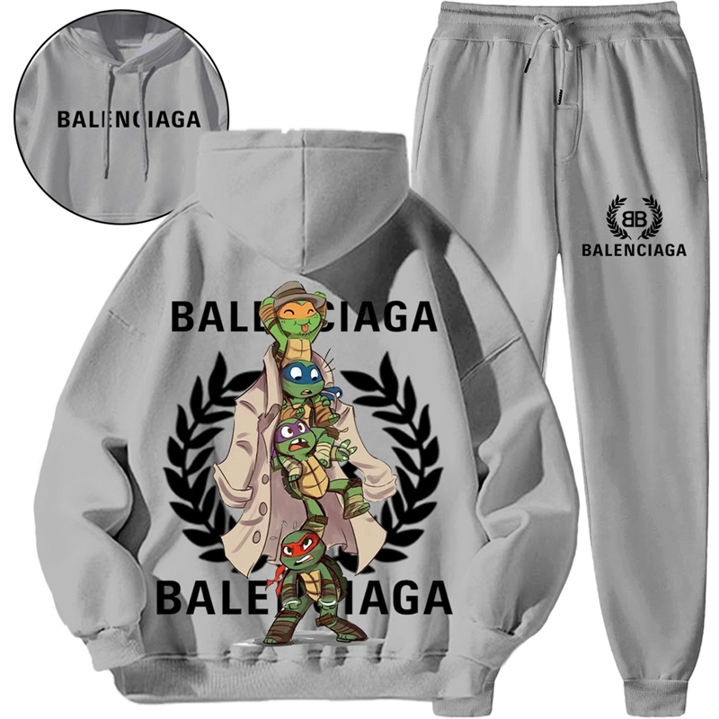 【 Balenciaga 】かわいい人気アニメのファッションのパーカーのセットです