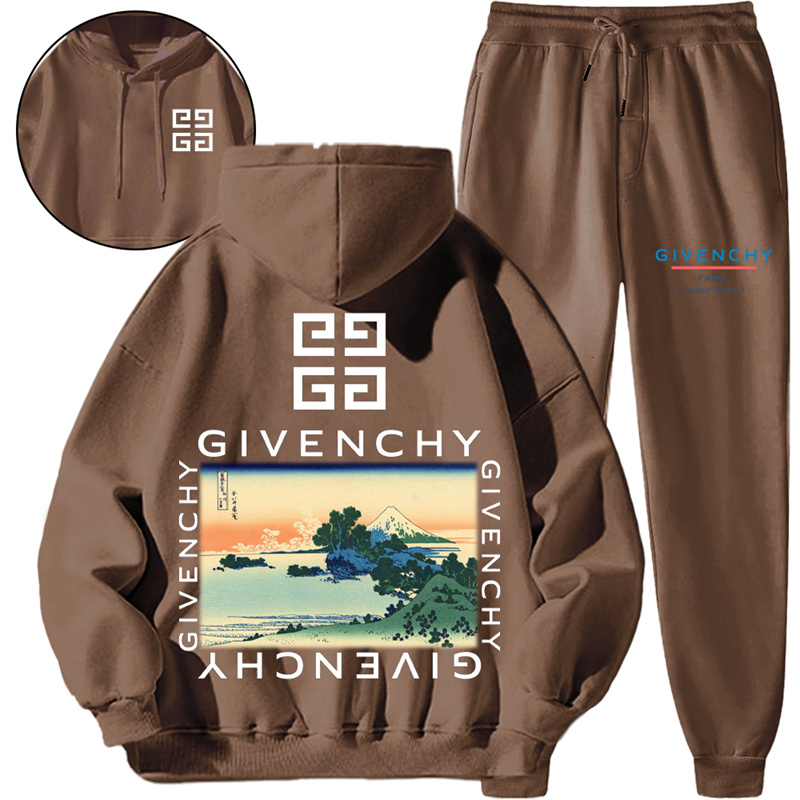 【 Givenchy 】日本の名画のファッションデザインの衛衣のセットです