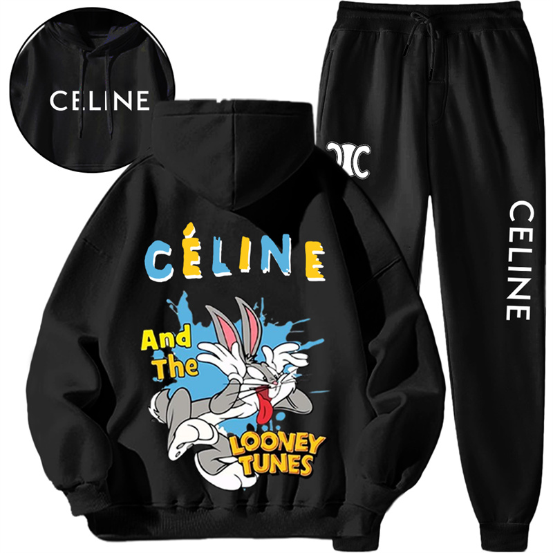 【 Celine 】やんちゃファッションうさぎ連名パーカーセットです