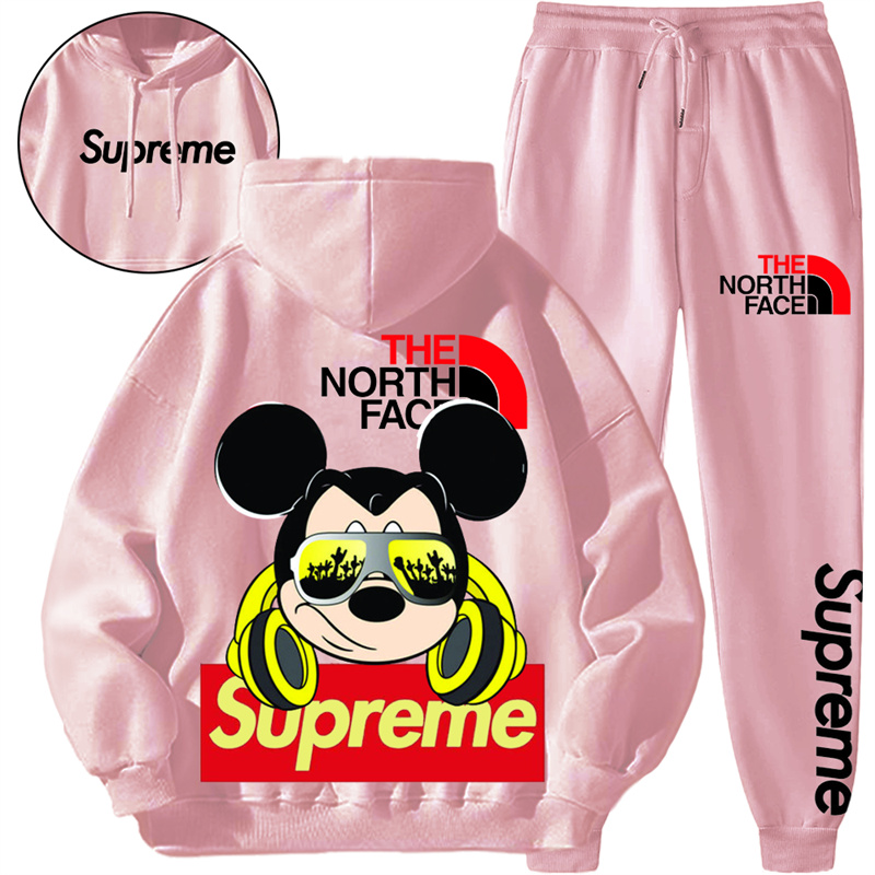 【 Supreme x The North Face 】ミュージックマウスファッション連名パーカーセットです