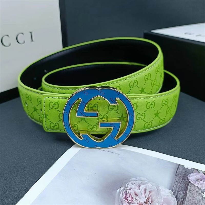 GUCCIメンズ本革ビジネスベルト18 SS93998