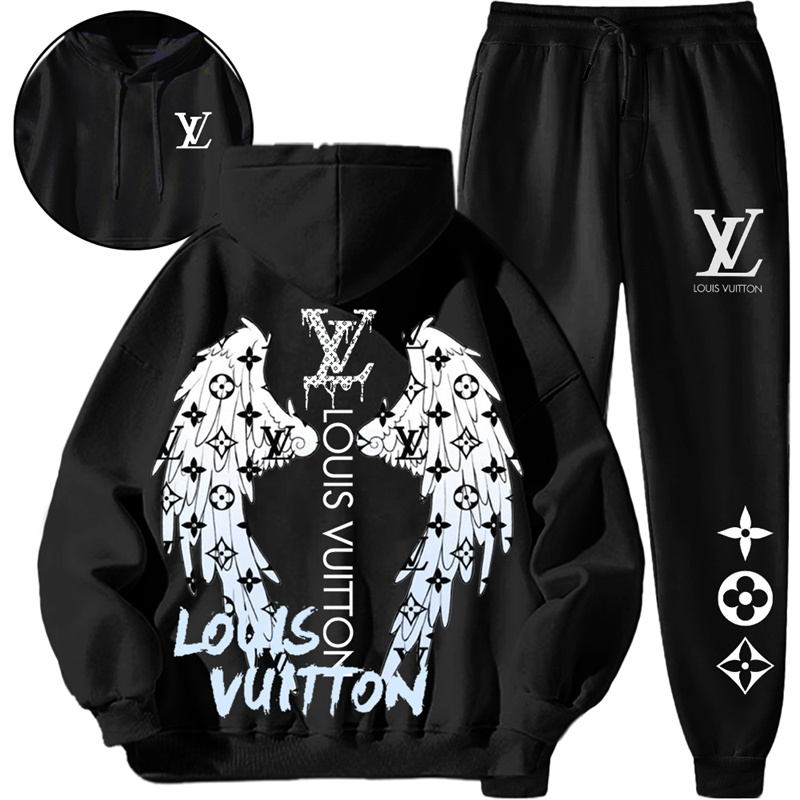 【 Louis Vuitton】天使の翼のファッションのパーカーのセットです