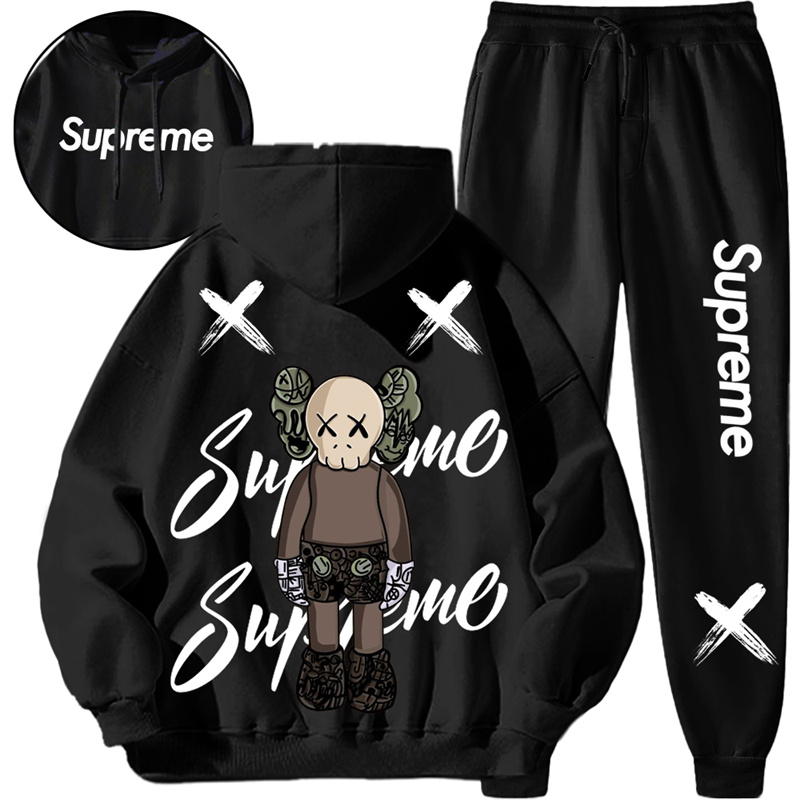 【 Supreme 】かっこいいデザインのファッションのパーカーのスーツです