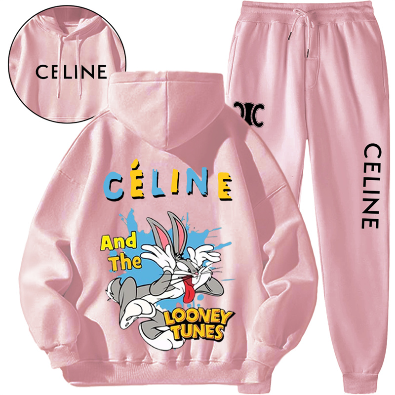 【 Celine 】やんちゃファッションうさぎ連名パーカーセットです
