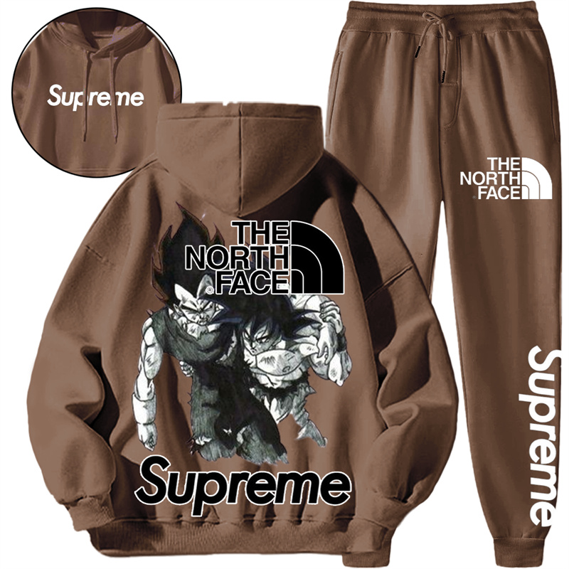 【 Supreme x The North Face 】超人気ファッション連名戦没キャラクターパーカーセット