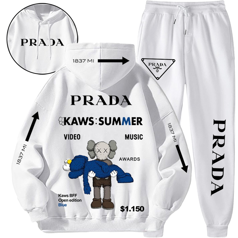 【 Prada 】箇性的なデザインのファッションのパーカーのスーツです
