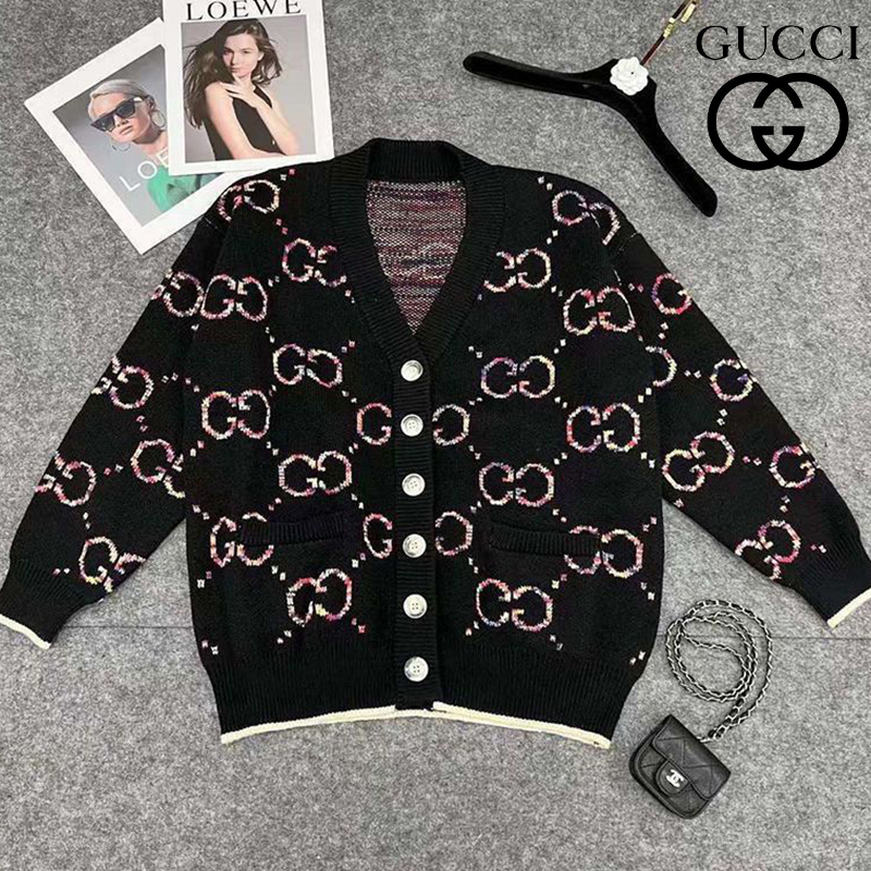 GUCCI秋冬の新作Vネックカーディガン01 SS95655