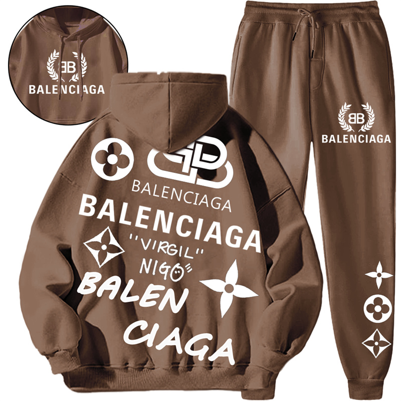 【 Balenciaga】【2本目は半額の4990円で販売します】箇性的なデザインのブランドの衛衣のスーツです