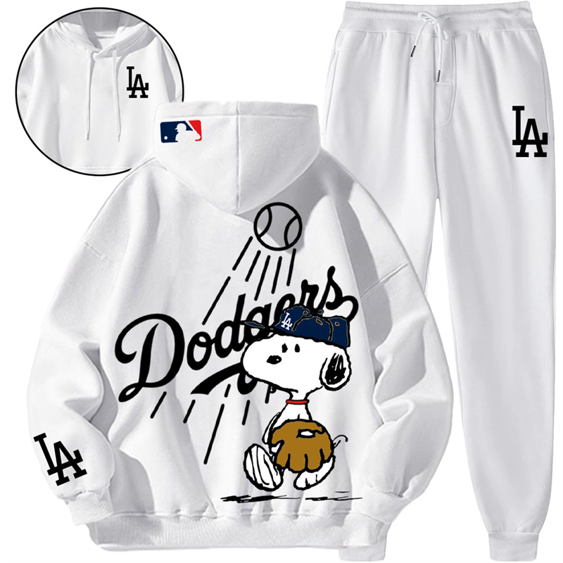 【Los Angeles Dodgers】スポーツ野球の子犬ですパーカーのスーツです
