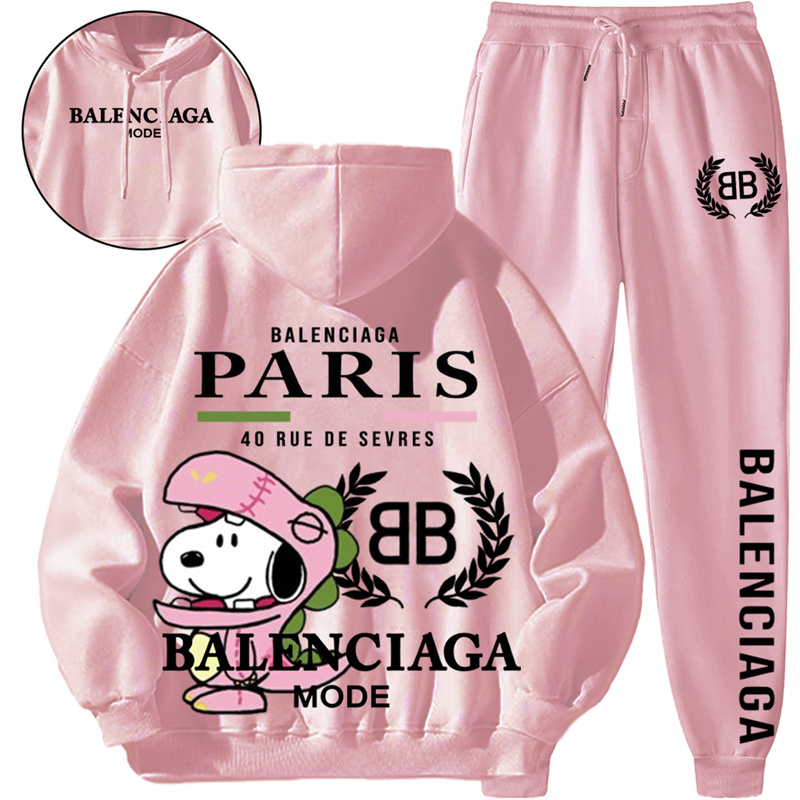【BALENCIAGA】SNOOPY かわいいデザインです恐竜の服を着た犬ですパーカーのスーツです