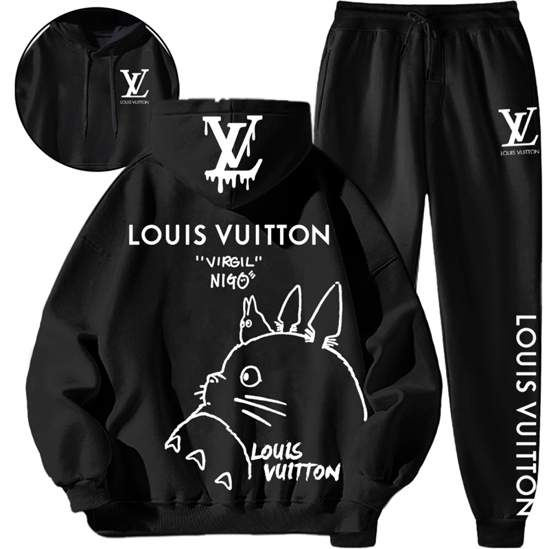 【LOUIS VUITTON】TOTORO線のデザインのスタイル猫ですパーカーのスーツです