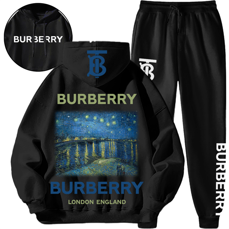 【 Burberry 】有名な油絵のファッションの衛衣のセットです
