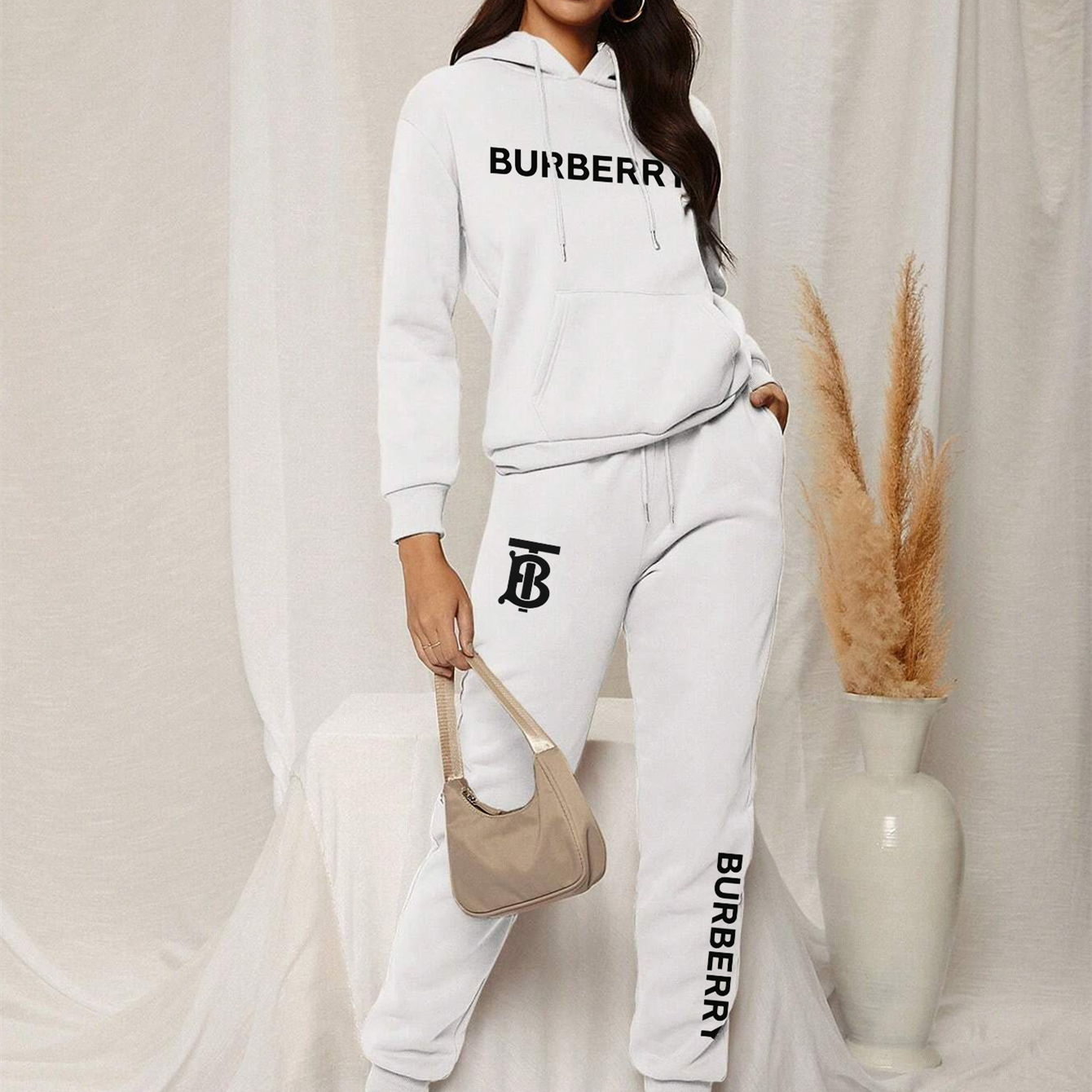 【 Burberry 】有名な油絵のファッションの衛衣のセットです