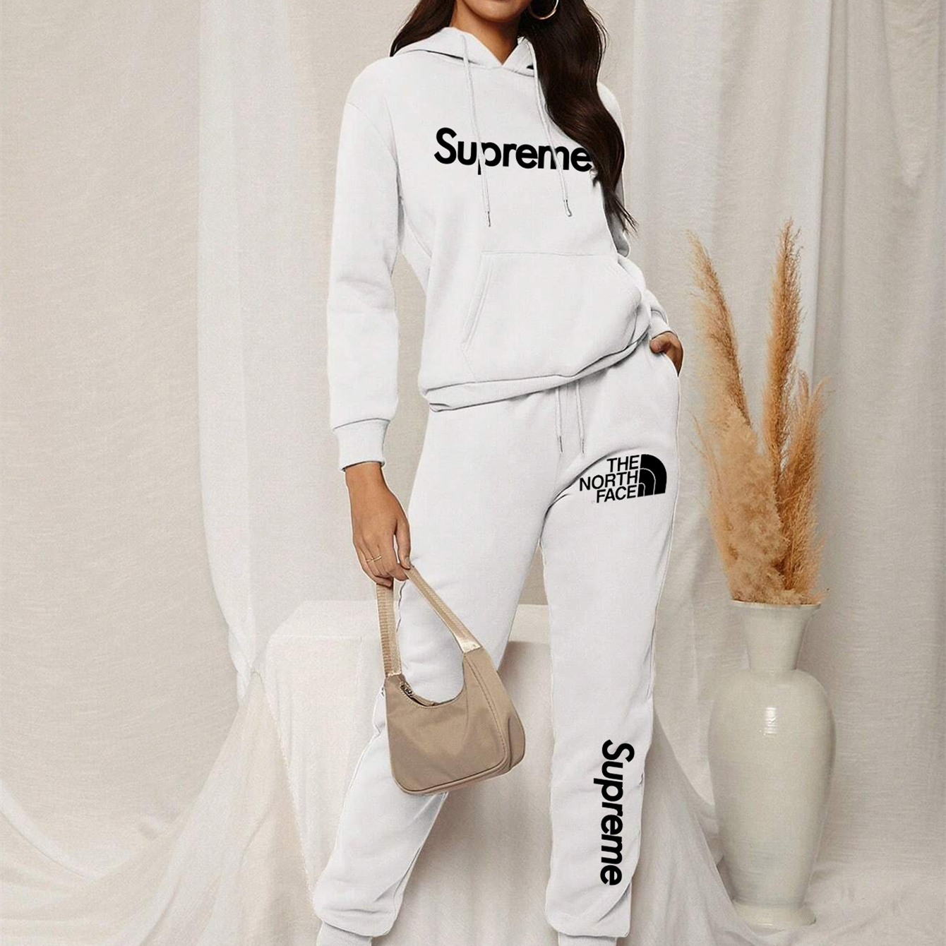 【 Supreme x The North Face 】超人気ファッション連名戦没キャラクターパーカーセット
