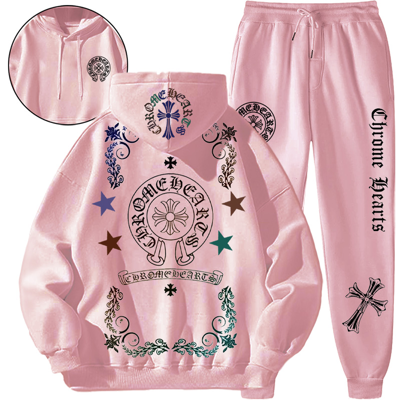 【 Chrome Hearts 】高級ストリートスタイルのファッションデザインのパーカースーツです