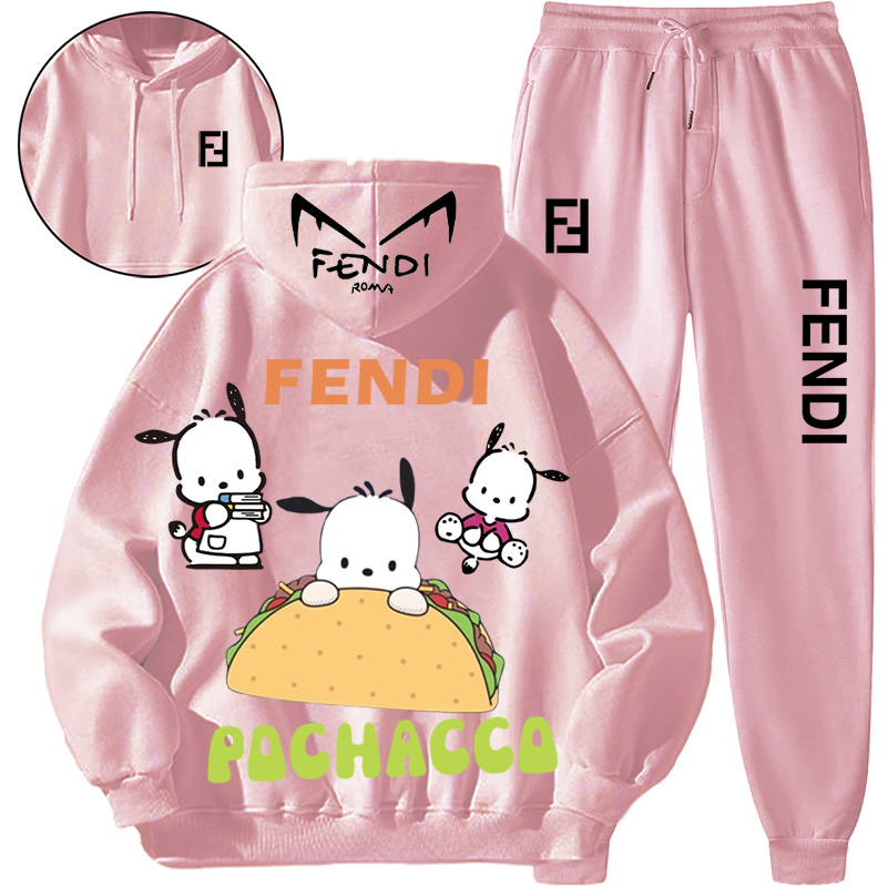 【 Fendi 】かわいい犬のファッションが流行するパーカーのスーツです