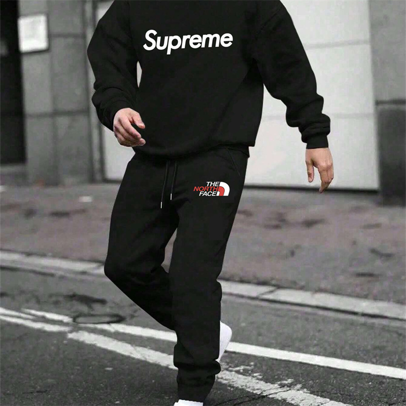 【 Supreme x The North Face 】デザインスタイルストリートファッションブランドの衛衣スーツです