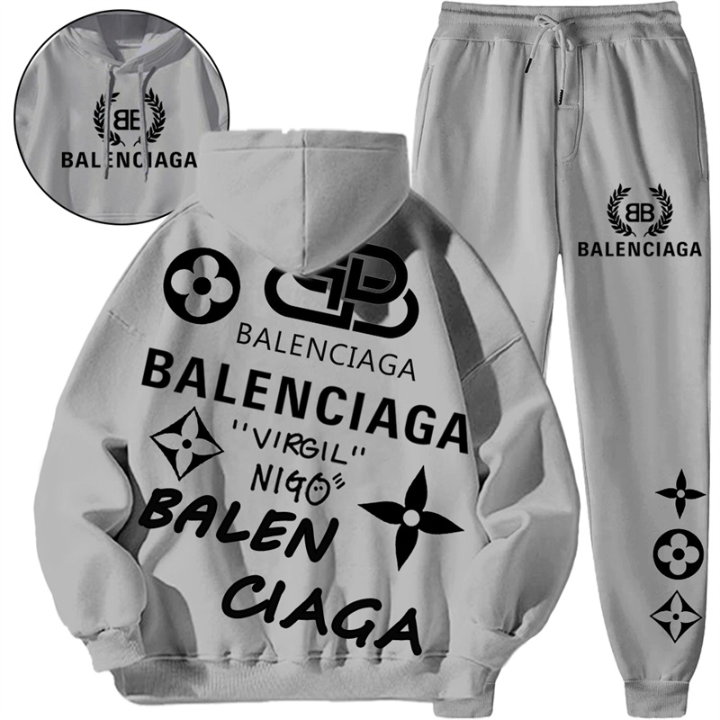 【 Balenciaga】【2本目は半額の4990円で販売します】箇性的なデザインのブランドの衛衣のスーツです