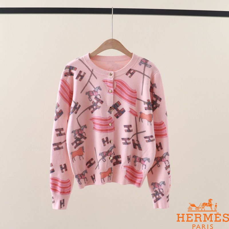 Hermes秋冬の新作Vネックカーディガン01 SS95652