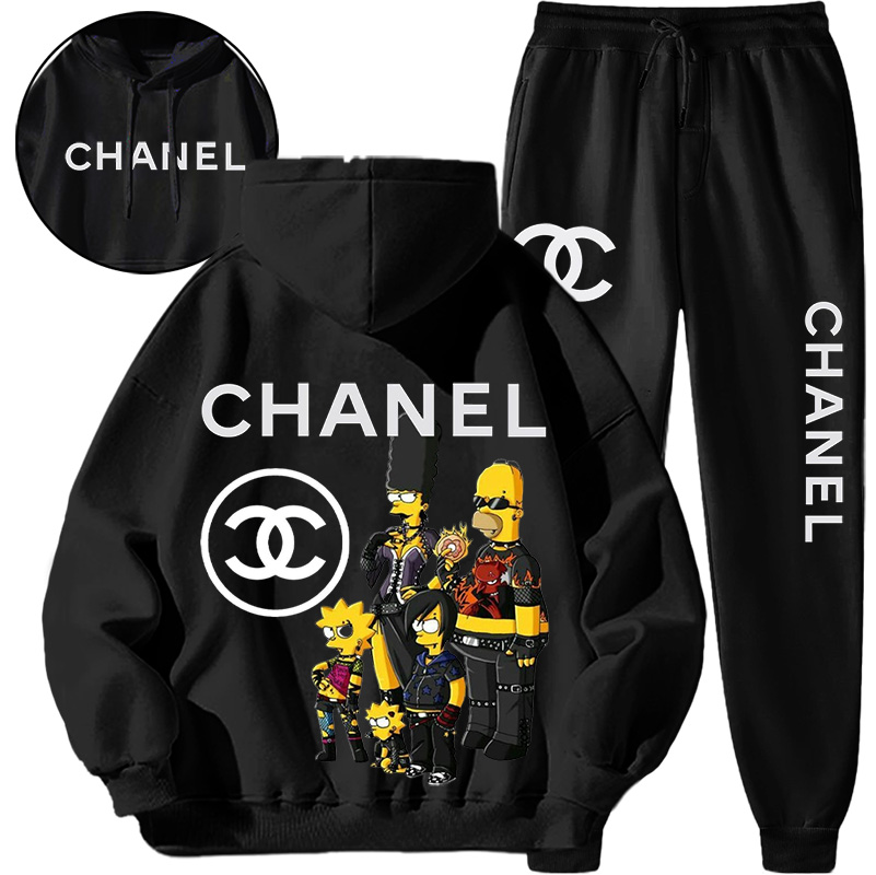 【 Chanel 海外ブランド直営店 】人気予言アニメ連名人気パーカーセットです