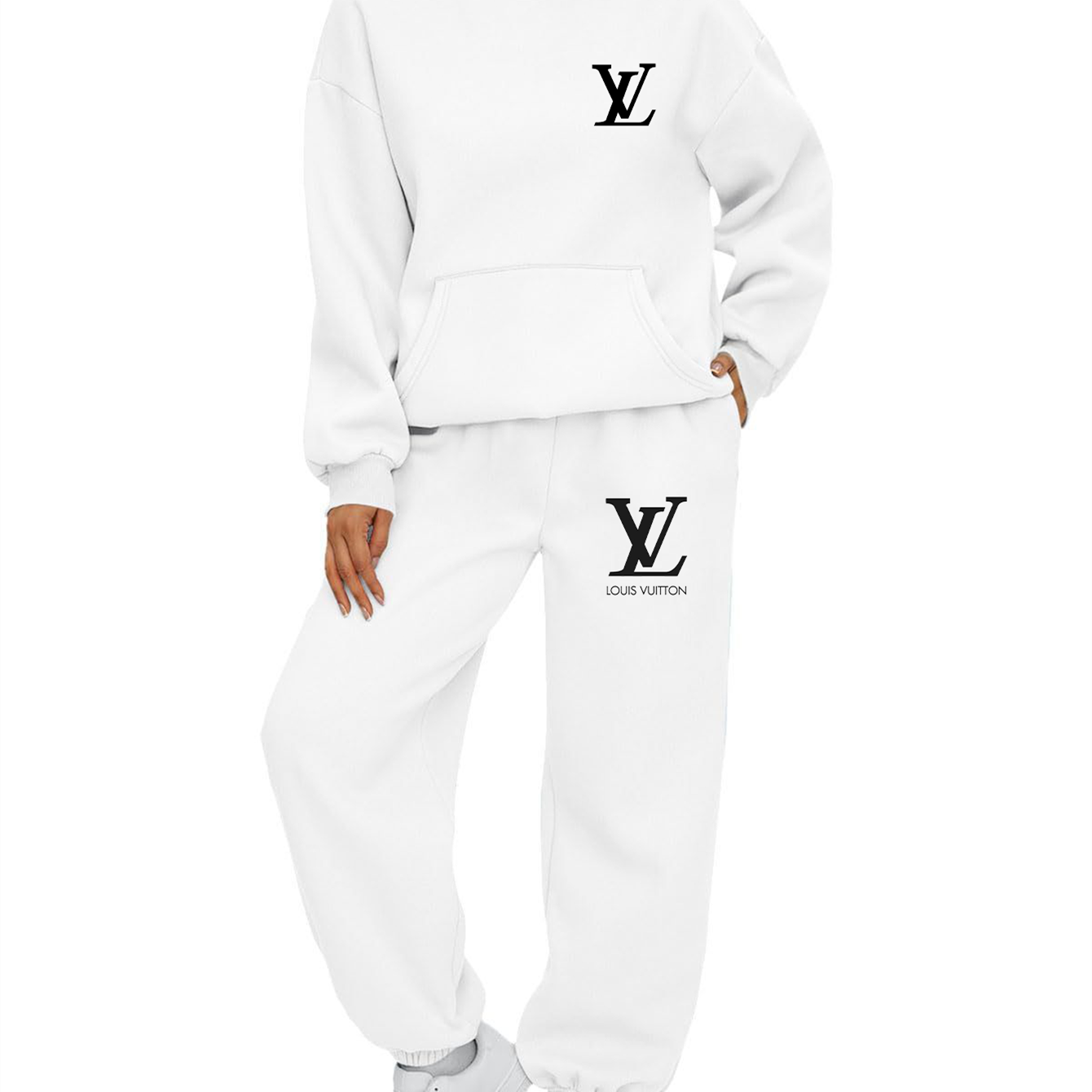 【 Louis Vuitton 】おしゃれねずみ連名パーカーセットです