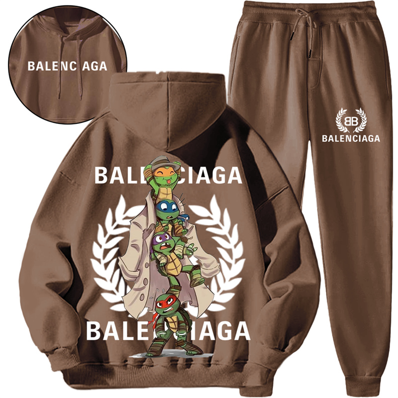 【 Balenciaga 】かわいい人気アニメのファッションのパーカーのセットです
