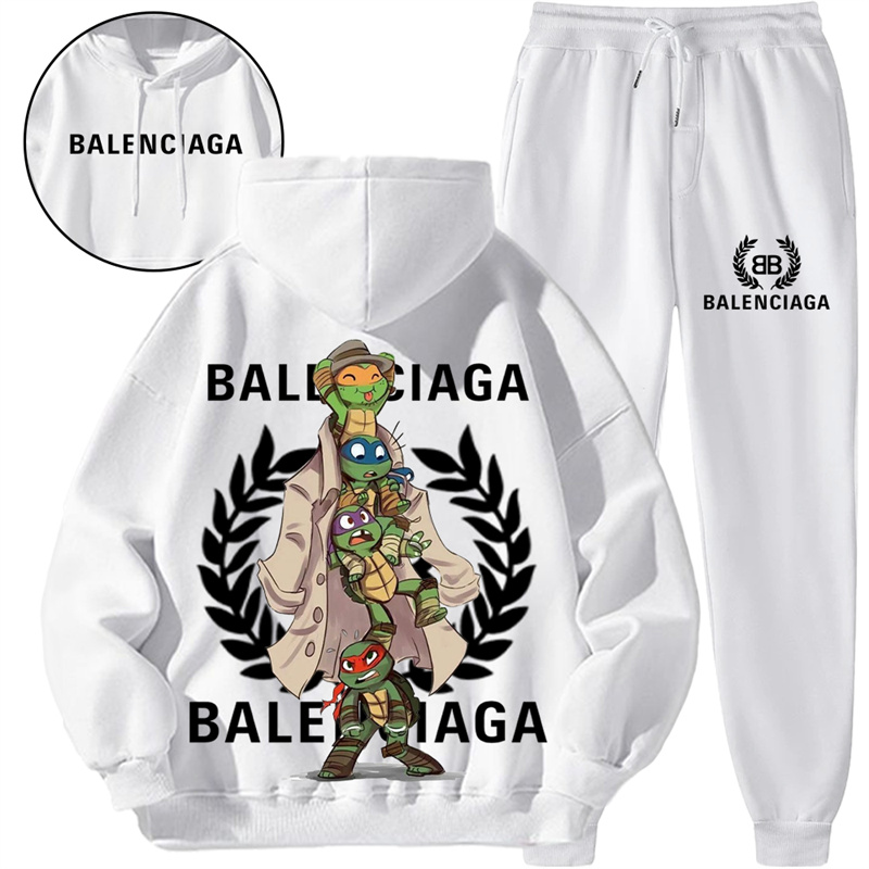 【 Balenciaga 】かわいい人気アニメのファッションのパーカーのセットです