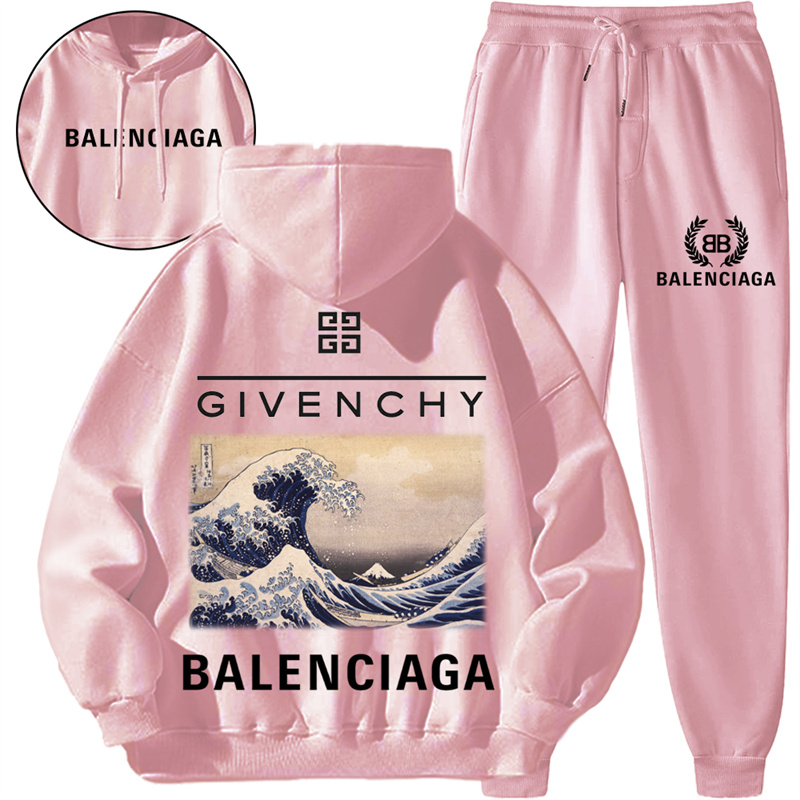 【 Balenciaga x Givenchy 】神奈川のサーフィンのテーマのファッションのパーカーのセットです