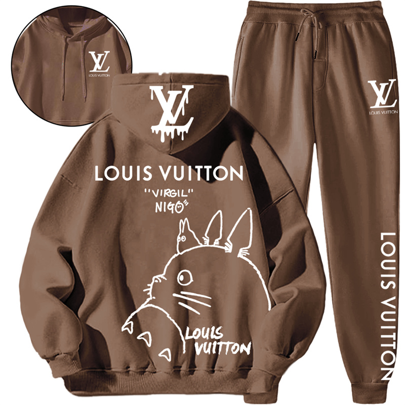 【LOUIS VUITTON】TOTORO線のデザインのスタイル猫ですパーカーのスーツです
