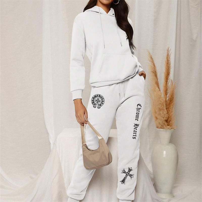 【 Chrome Hearts 】高級ストリートスタイルのファッションデザインのパーカースーツです