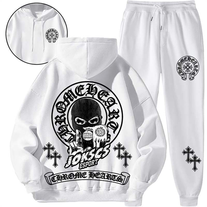 【 Chrome Hearts 】アメリカンファッションストリートデザイン法陣ジェスチャーパーカーセット