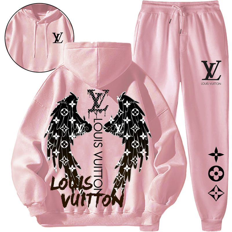 【 Louis Vuitton】天使の翼のファッションのパーカーのセットです