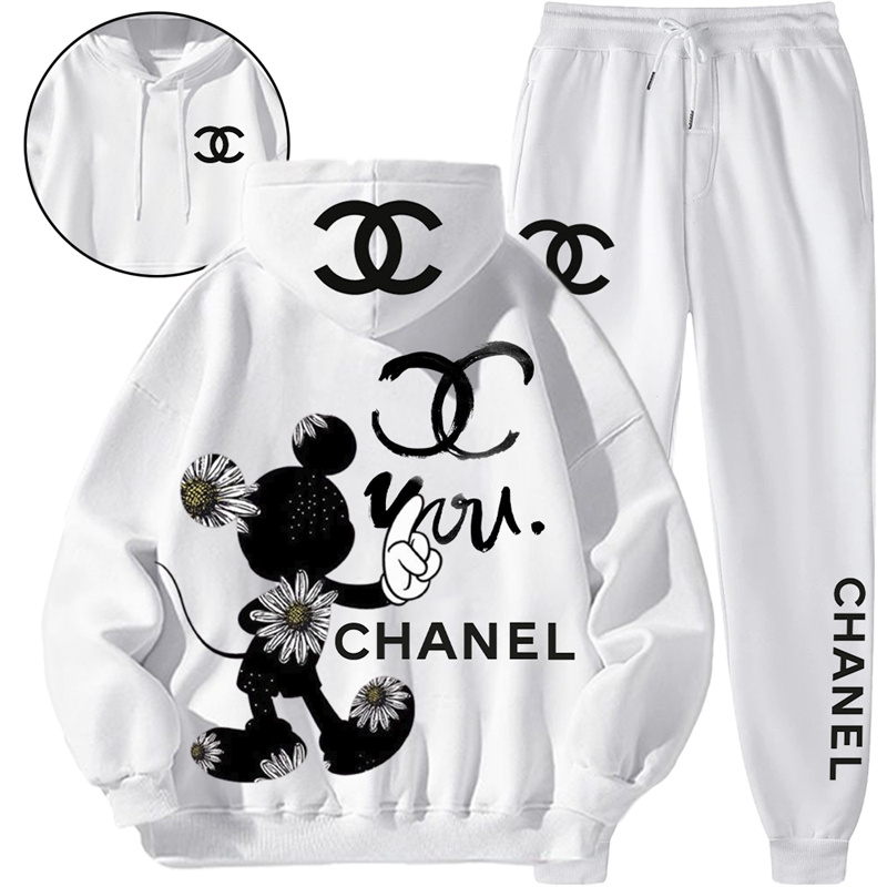 【 Chanel】ファッション大手IP連名デザイン衛衣スーツです