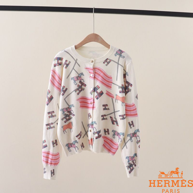 Hermes秋冬の新作Vネックカーディガン02 SS95652