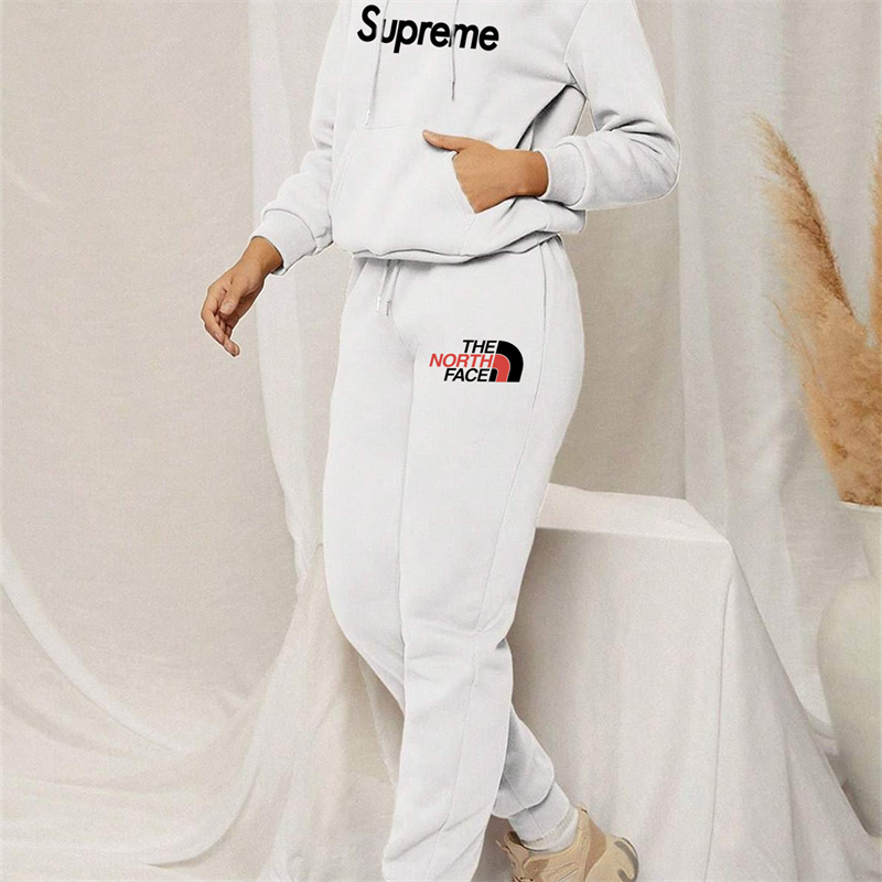 【 Supreme x The North Face 】デザインスタイルストリートファッションブランドの衛衣スーツです