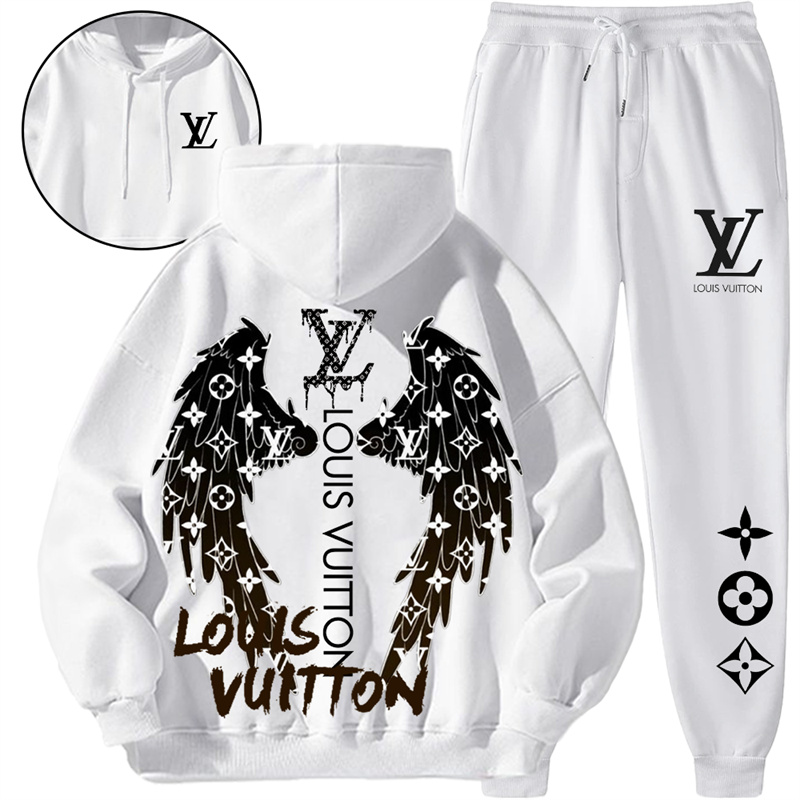 【 Louis Vuitton】天使の翼のファッションのパーカーのセットです