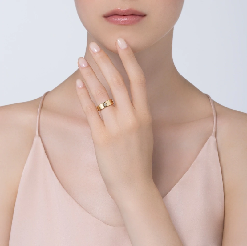 【Cartier】カルティエ LOVE RING, 3 DIAMONDS リング、ダイヤモンド3個
