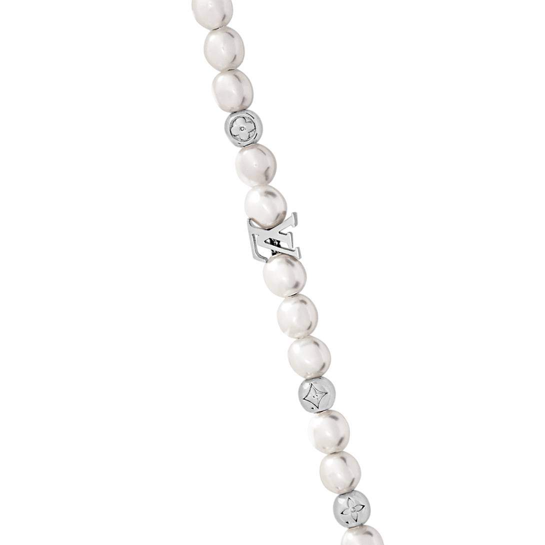 Louis Vuitton（ルイヴィトン）MONOGRAM PEARLS ネックレス M01157