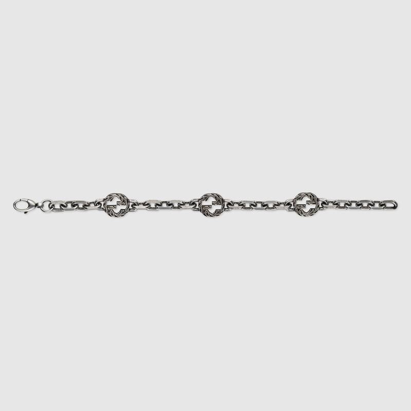 GUCCI エナメル インターロッキングG ブレスレット