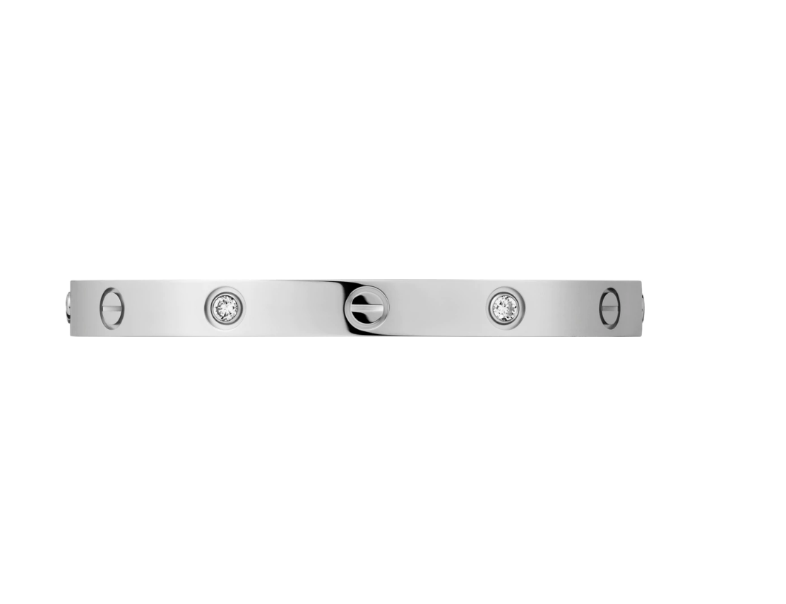 【Cartier】カルティエ LOVE BRACELET, 4 DIAMONDS ブレスレット、ダイヤモンド4個