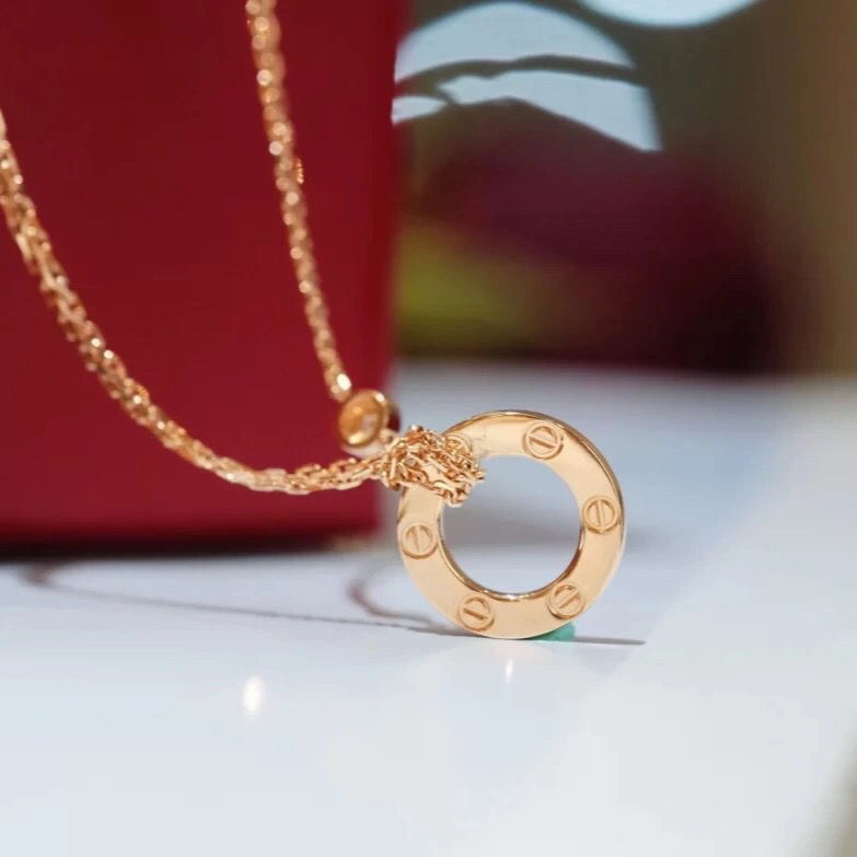 【Cartier】 LOVE ネックレス 18Kゴールド ダイヤモンド2個