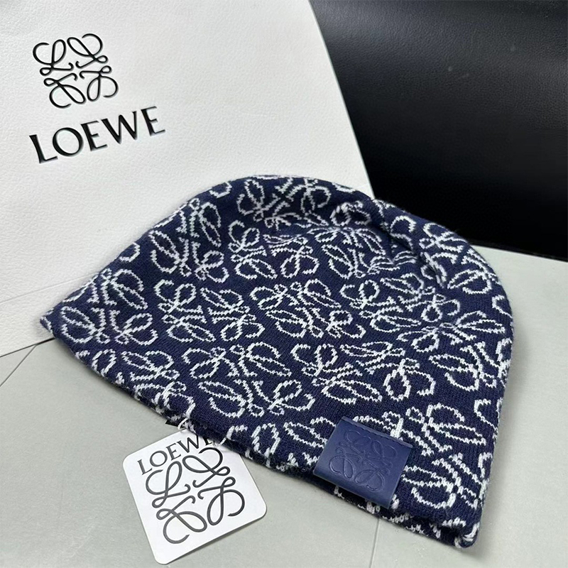 LOEWEおしゃれウールニット帽18 SS95465