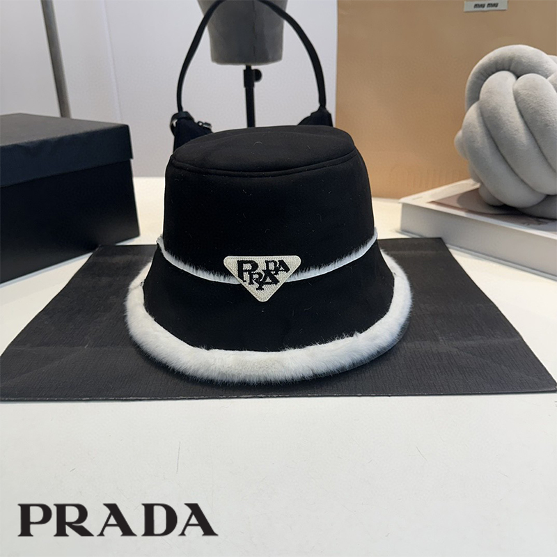 PRADA 綿毛の漁師帽 SS969210