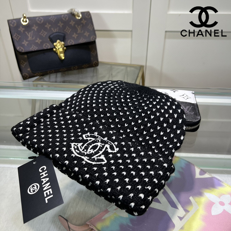 CHANELおしゃれウールニット帽24 SS95461