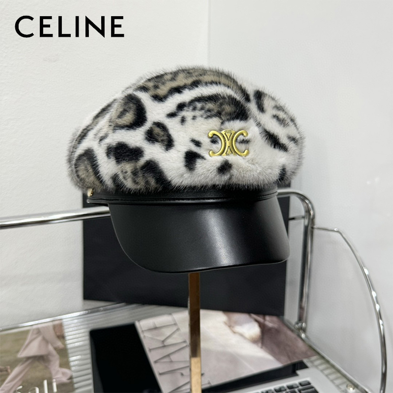 celine綿毛の海軍帽 SS969211